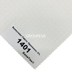 Серая белая ткань Eco 50x40 солнцезащитного крема полиэстера ролика светомаскировки слепая