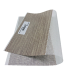 Roll Up Venetian Motorized Sunscreen Zebra Fabric Blinds ISO 105 B02