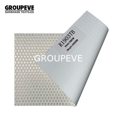 Ткань для черного занавеса Римские жалюзи Jacquard Roller Shade Ткань текстурированная