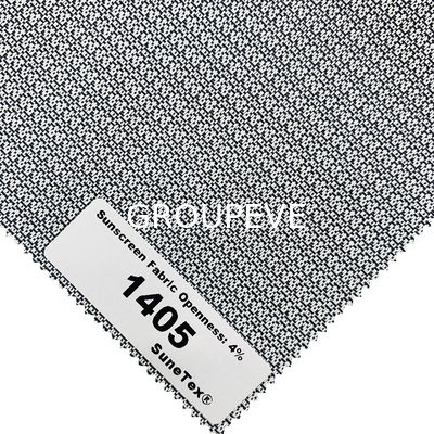 Полиэстер солнечный 4% открытость текстурированный рисунок роликовые жалюзи ткани для обработки окон