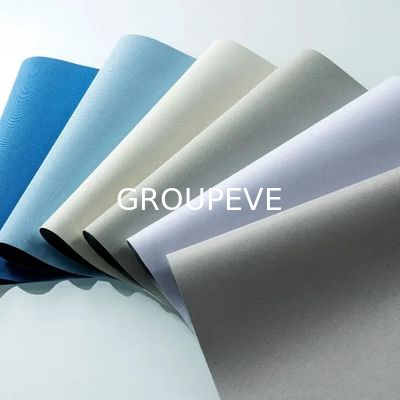 Купить Plain Water Proof High Flatness 380GSM 3M Width Polyester Roller Blinds Fabric for French Window Производство в сети