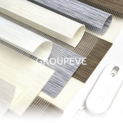 Купить Customized Durable Stripe 100% Polyester Zebra Blinds Fabric for Light Filtering Roller Shades Производство в сети