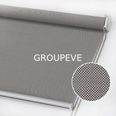 Хорошая цена. 5% OpeWaterproof Solar Rollladen Sun Shade Fabric Pattern Roll 0% Открытость солнцезащитный экран Бланки для офиса онлайн