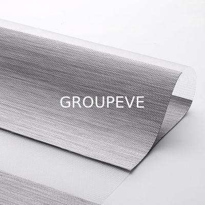 Хорошая цена. 425GSM Double Day and Night Customizable Color Zebra Blinds Fabric for French Window онлайн