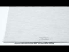 Жаккард 100% полиэстера светомаскировки и пенясь белая покрытая ткань шторок ролика для офиса