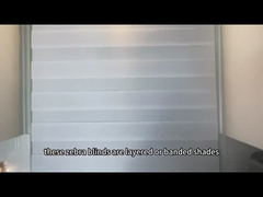 Высококачественные все время шторки окна зебры теней шторок ролика зебры светлые фильтруя