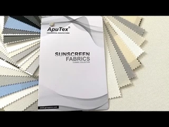 Огнеупорный тяжелый толстый материал шторок ролика PVC ткани солнцезащитного крема стеклоткани