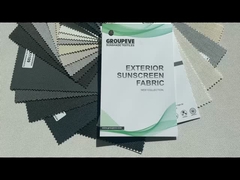71% ПВХ 29% стекловолокно водонепроницаемое солнцезащитный крем роликовая ткань F1900 горизонтальная
